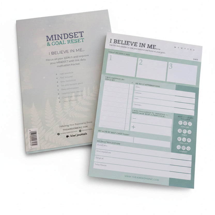 Mindset Reset - I Believe in ME Notepad