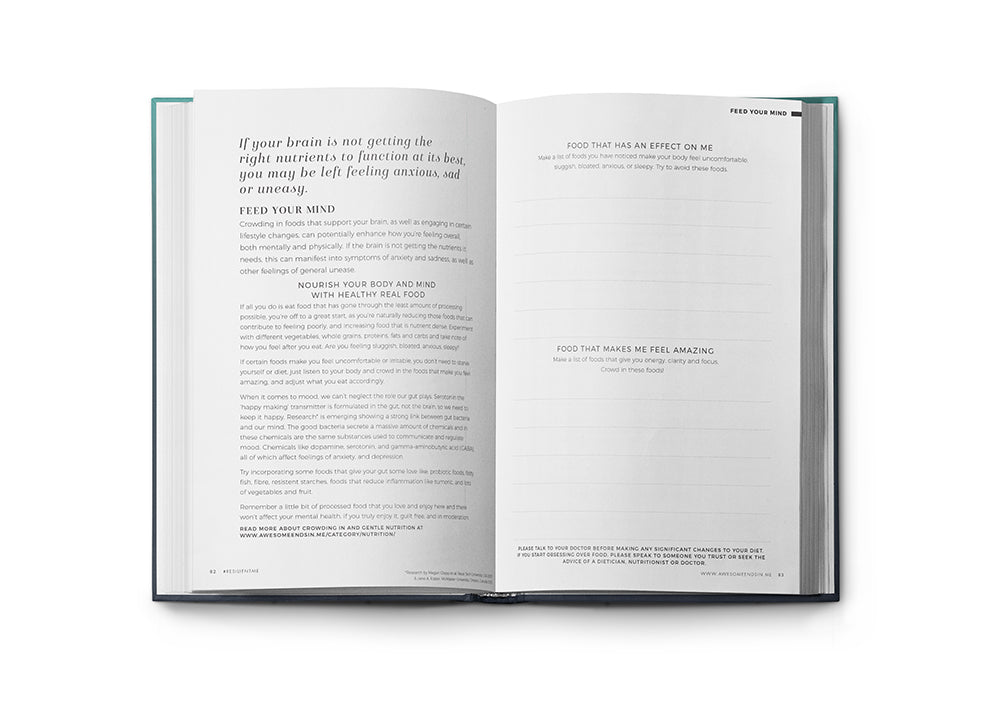 Adult gratitude journal for mental health and mindset 