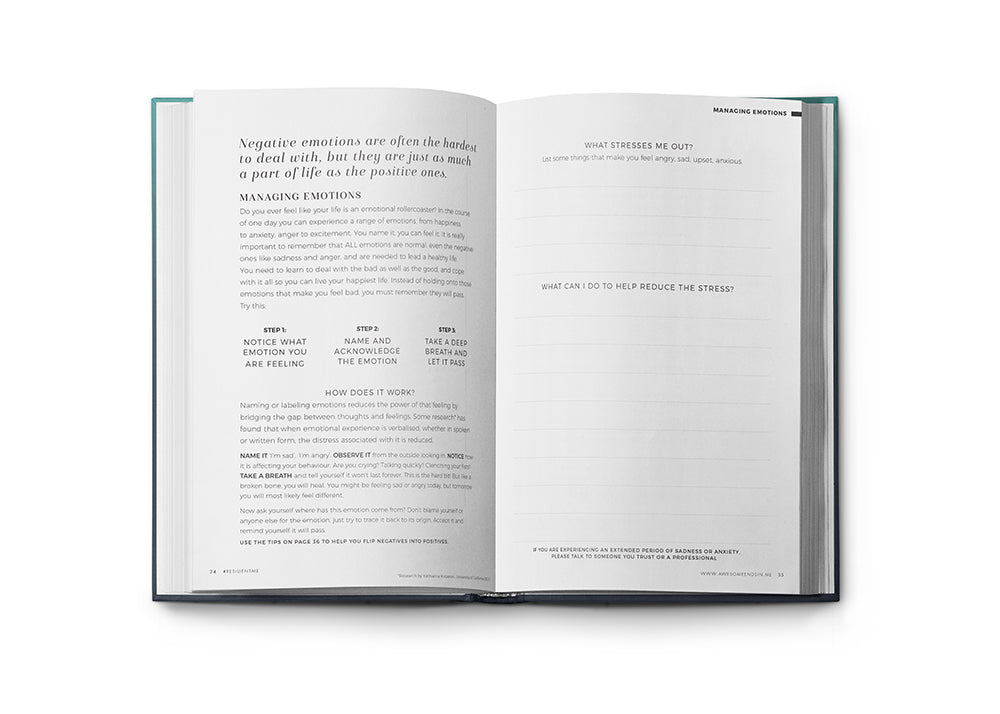 Adult gratitude journal for mindset and metal health