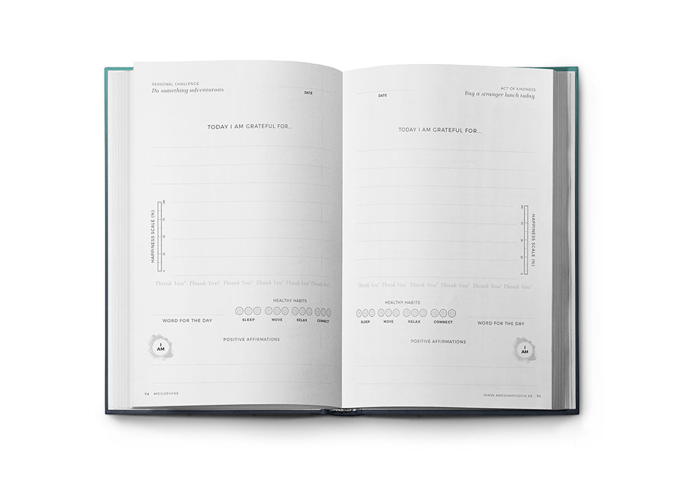 Adul gratitude journal for mindset and mental health